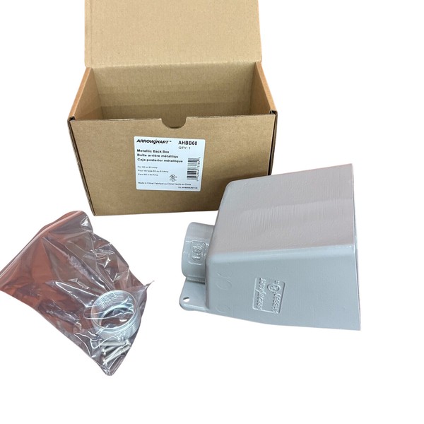 Arrow Hart AHBB60 Pin and Sleeve Back Box Gray for sale online eBay