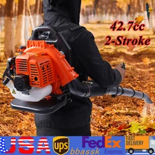 Backpack Leaf Blower Gas Powered Snow Blower 423CFM 42.7CC 156MPH 2-Stroke 1.7HP