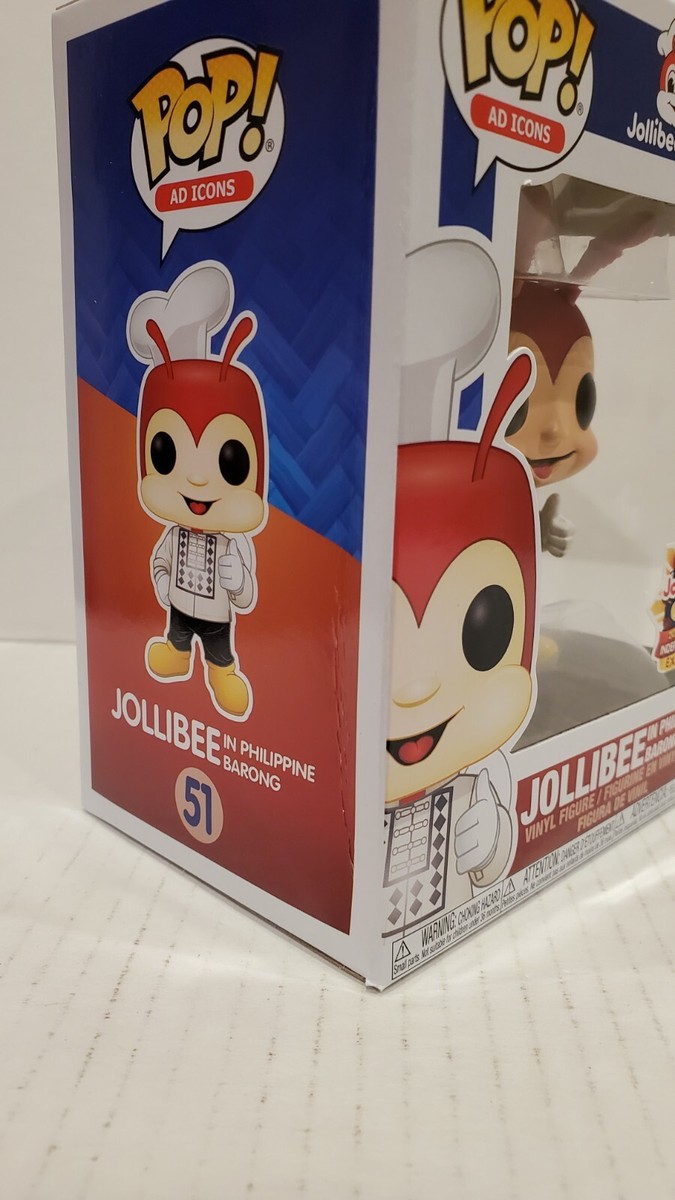 Funko pop ジョリビー Jollibee Barong 51 Funko Pop! Ad Icons Jollibee in Barong #51 Philippine