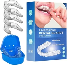 Mouth Guard for Teeth Grinding Night Sleep Dental Night Guard 4PCS Bruxism Prote