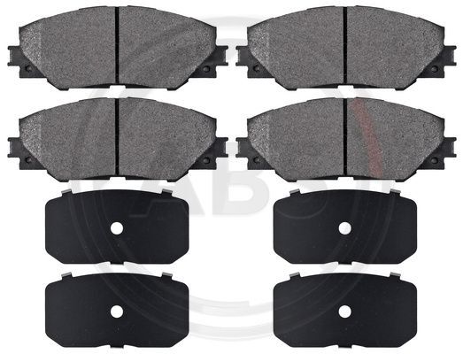 37543 A.B.S. Brake Pad Set, disc brake for TOYOTA