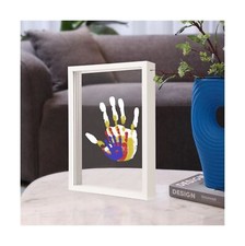Family Handprint Kit, DIY Craft Keepsake Wooden Frame, Endless Gift Set, Non-...