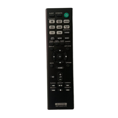 New Replace Remote Control For Sony STRDH790 STR-DH790 AV Multi Channel Reciever