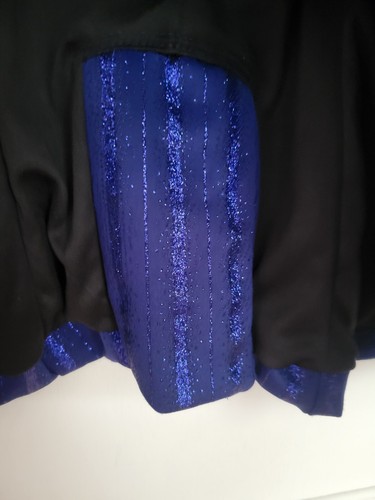 Blazer Kloset Envy Azul Metálico Unisex Fiesta Prendas para club nocturno Brillo Bling Business - Imagen 3 de 11