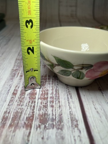 Set Of 4 Franciscan Earthenware Desert Rose Tea Cup Coffee Mug & Saucer 1953-58 - Picture 11 of 14