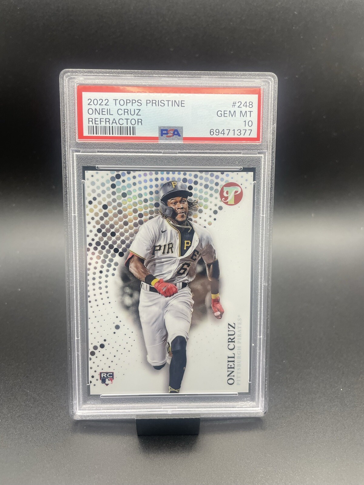 2022 Topps Pristine Oneil Cruz Rookie Refractor #248 PSA 10 GEM MINT