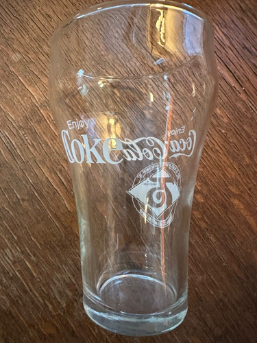 Coca-Cola Bottling Company Columbia, SC 75th Anniversary Bell Coke Glass 1977 - Picture 3 of 5