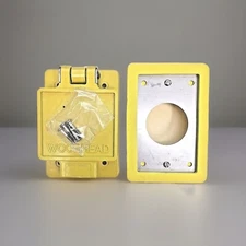 🔴Daniel WoodHead 6700 Watertite Receptacle Cover For FD Box‼️