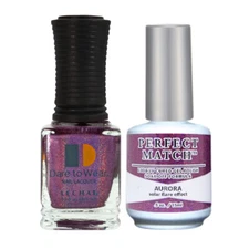 LeChat Perfect Match Spectra Soak off Gel + Nail Lacquer #SPMS07 Aurora