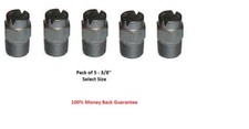 5 HARDENED STEEL SPRAY TIPS 3/8" 80/20, 30, 80/40, 50, 80/70, 80/100 SEALCOATING