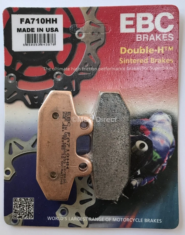 Pastillas de freno de disco traseras sinterizadas EBC para Harley Davidson Fat Boy (2018 a 2022) Foto 2 de 4