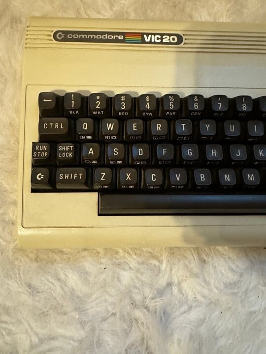 Vintage ‘80s Original Commodore Vic 20 Computer Keyboard No Power Brick ...