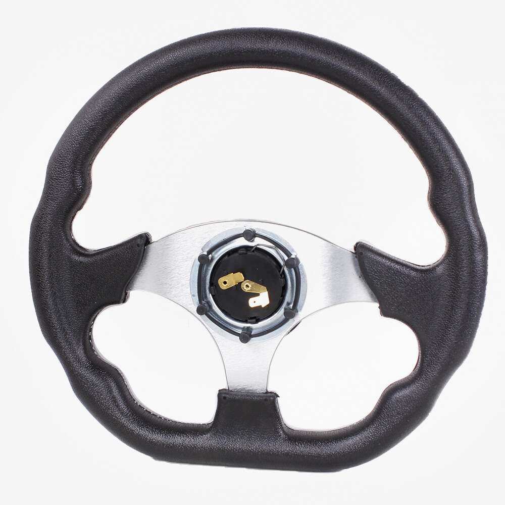 12.5" Carbon Fiber Steering Wheel Hub Adapter For Ford Mustang Non-GT 1984-2004