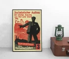 Poster KPD election poster socialist construction 1920s Weimar Republic communism