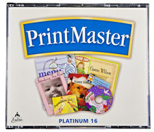 Broderbund PrintMaster Platinum 16 Windows 98 2000 ME XP CD