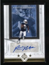 RISHARD MATTHEWS 2018 PANINI MAJESTIC ROOKIE AUTOGRAPH AUTO #95/99 AJ2647