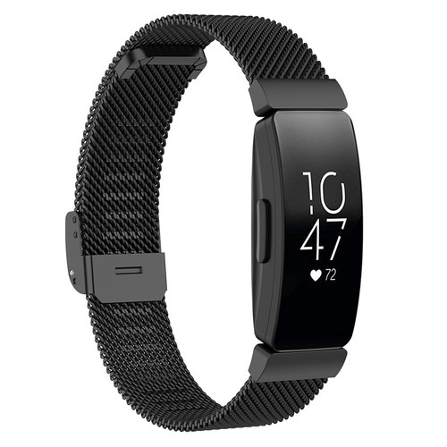 StrapsCo Stainless Steel Shark Mesh Watch Strap for Fitbit Inspire & Inspire HR - Picture 6 of 14