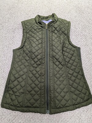 laura scott vest Puffer Size M