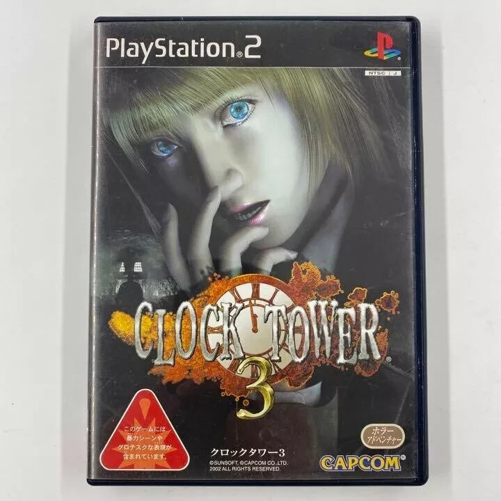 Clock Tower 3 PlayStation 2 PS2 version Japon occasion testé fonctionnel CAPC...