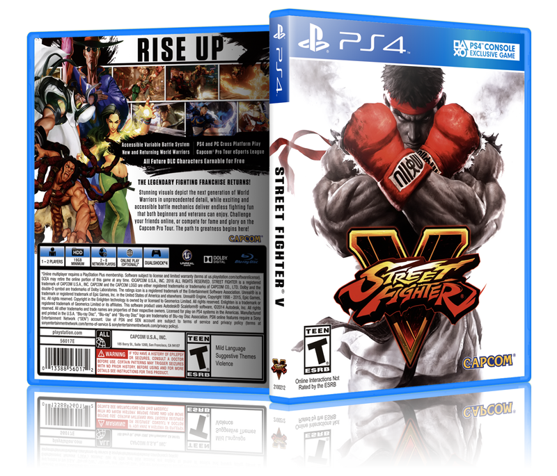 Street Fighter V (PlayStation Hits) PS4 (Brand New Factory Sealed US  Version) Pl