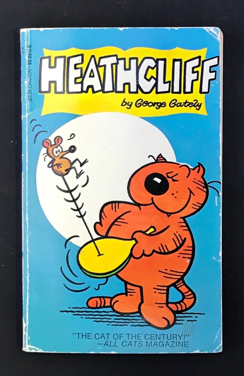 Heathcliff by George Gately 1986 comic strip paperback cat