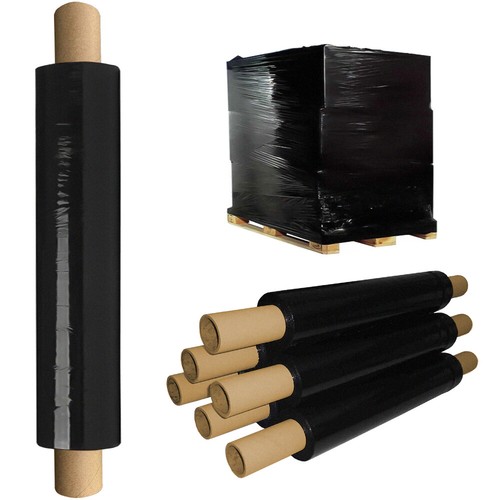 Película adhesiva envolvente de palet retráctil núcleo extendido embalaje envolvente 400 mmx250mx20mu - Imagen 2 de 12