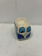 VW Camper Van Egg Cup Blue Ceramic Retro Design – EGG1 Plate