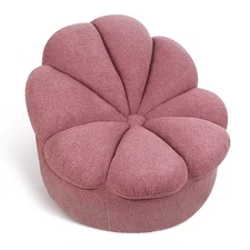 MoNiBloom Livingroom Soft Mohair Blooming Flower Lazy Sofa, Bedroom Floor Gaming