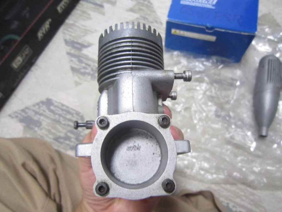 O.S. MAX 60SR RC Airplane Engine with 7B Carb & 744 Muffler – Made in Japan - Image 4 of 4