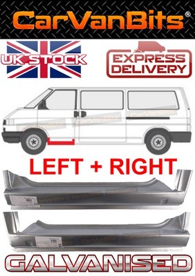 FOR VW TRANSPORTER T4 90-03 FRONT DOORSTEP SILL REPAIR PANEL OUTER PAIR