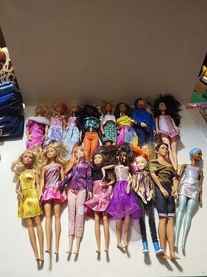 Mattel Barbie Lot And More 16 Barbie And More Lot With Clothes