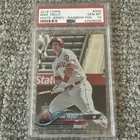 New Listing2018 Topps Series 1 Mike Trout Rainbow Foil #300 PSA 10 LA Angels