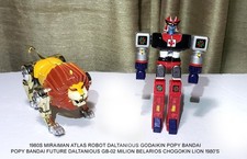 Popy Miraiman Atlas Future Robot Daltanious chogokin lion japan USA Seller