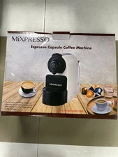 Mixpresso 19 Bar White Espresso Machine for Nespresso Capsules, 27 Oz 1