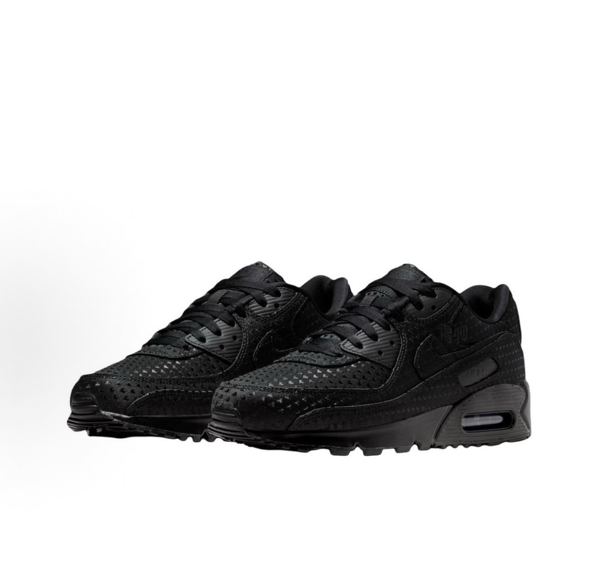 Nike Air Max 90 Premium Valentines Day Low Black Shoes Mens Size