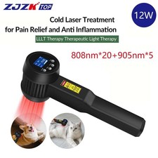 12W Medical Grade Cold Laser Therapy Device for Osteoarthritis Wound Healing