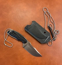 Discontinued CRKT ~2805 Civet~ Ikoma Design Necklace Knife w/Kydex Sheath