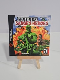 Army Men: Sarge's Heroes Sega Dreamcast CIB w/ Manual & Reg Card New (Other)