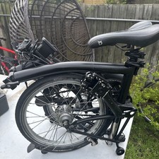 Brompton Folding Bike 3-Speed, Black