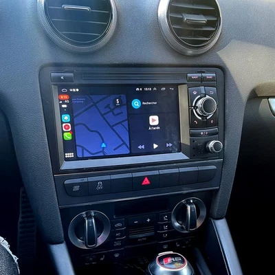 Android 14 Für AUDI A3 8P S3 RS3 2003-2012 Autoradio Apple Carplay GPS Navi WIFI - Bild 1 von 4