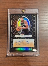 2021-22 Panini Obsidian - Keldon Johnson  - Aurora Autographs 1/50 (AU) #AUR-KJO
