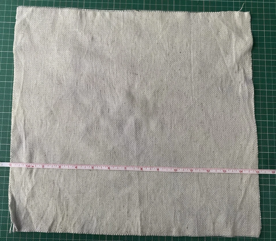 Hand Dyed Cross Stitch Fabric - 7x Bundle/Job Lot - 14 Count Aida & Linen - Image 3 of 4