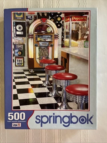 Springbok 500-piece Puzzle “The Malt Shop”