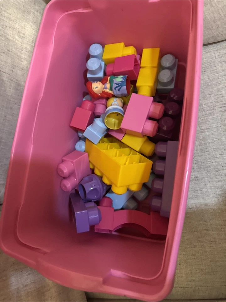 Mega Bloks Disney Princess Build With Cinderella And Ariel 30 Pc With Box - Image 4 of 4