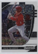 2020 Panini Prizm Draft Picks White Donut Circle 21/50 David Calabrese 1s8
