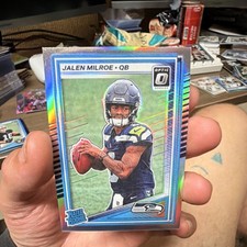 Panini 2025 Donruss Optic Football Jalen Milroe #253 Seahawks Rated Rookie Prizm