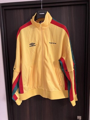Umbro Supreme Jersey MEN L Yellow Red Green Used Excellent