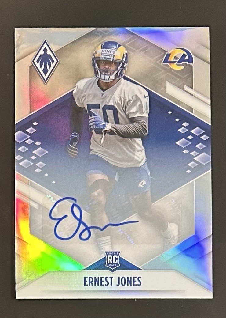 Ernest Jones Panini Phoenix #187 Autograph