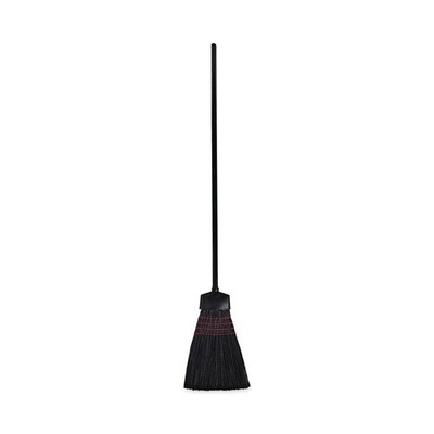 Boardwalk 916P 54'' Wood Handle Maid Broom with Plastic Bristles (1 Dozen) New