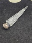 Antique Crystal Sterling Silver Lay Down Perfume Bottle — photo 3